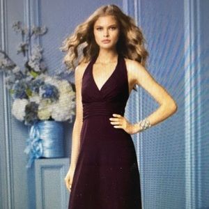 Halter Bridesmaid and/or Prom Dress NEVER ALTERED